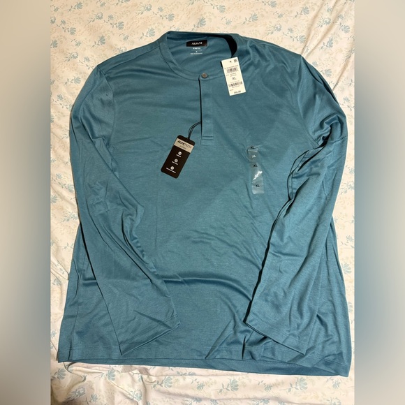 Alfani Men's Stretch Long Sleeve Tee - Picture 2 of 4